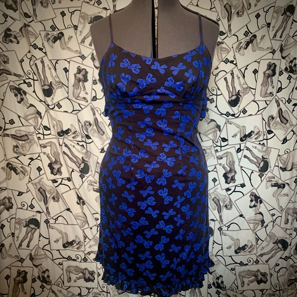 Morbid Threads Black & Blue Sundress